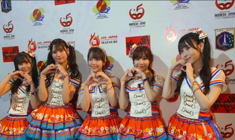 Girlband asal Jepang SKE48 hadir di Jak-Japan Matsuri (JJM) 2023. 