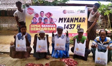 Global Qurban di Myanmar.