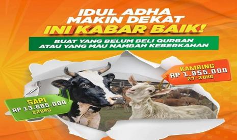 Global Qurban menyediakan promosi Flash Sale atau potongan harga yang bisa didapat pekurban selama hingga 19 Juli 2021 mendatang. 