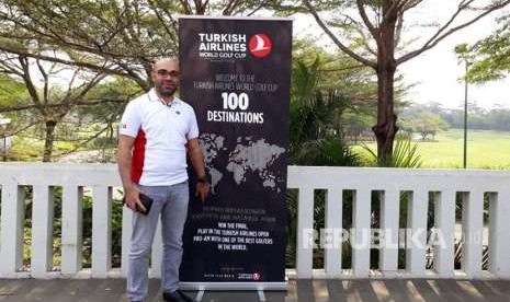 GM Turkish Airlines di Indonesia Fatih Guldas dalam acara Turkish Airlines Golf World Cup di Royale Jakarta Golf Club, Jumat (24/8).