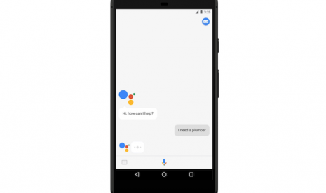 Google Assistant. Ilustrasi