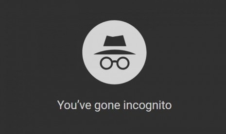 Google Chrome Incognito. Ilustrasi