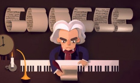 Google Doodle Beethoven