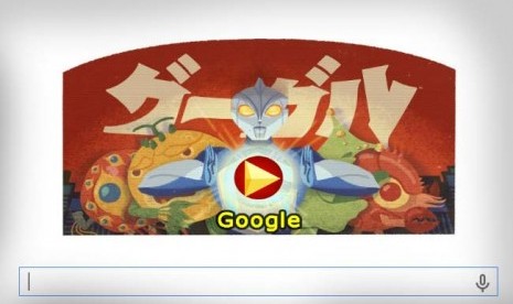 Google doodle Eiji Tsuburaya.