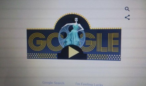 google doodle ulang tahun Hedy Lamar ke 101.