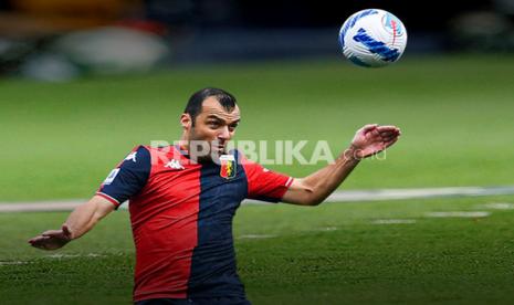 Goran Pandev, pemain Makedonia Utara yang mundur dari tim nasional, tahun lalu. Pandev satu-satunya pemain Makedonia Utara yang dikenal pecinta sepak bola.