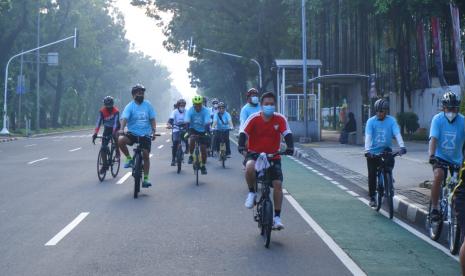 Gowes Napak Tilas ke-43 Universitas Budi Luhur.