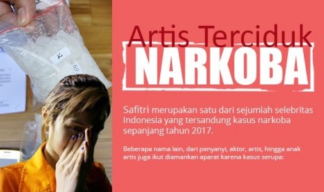 Grafis artis yang terciduk narkoba