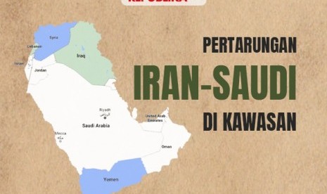 Grafis 'Perang' Saudi - Iran