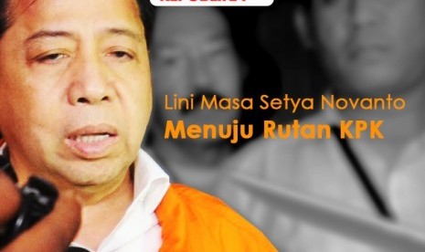 Grafis proses Setya Novanto masuk ke Rutan KPK