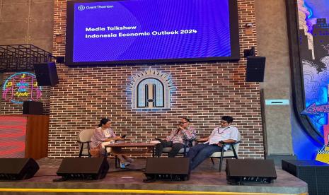 Grant Thornton menggelar event tahunan Economic Outlook 2024 bertemakan Potensi Tahun Politik dan Tantangan Ekonomi Global yang dikemas dalam format talkshow ringan di Home by Moonshine, Sampoerna Strategic Square pada tanggal 29 November 2023.