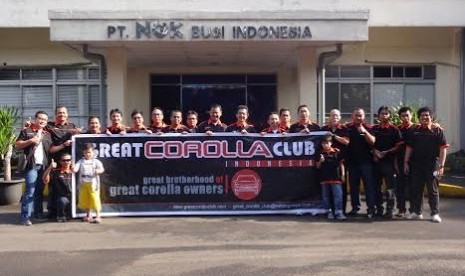 Great Corolla Club sambangi PT. NGK Busi Indonesia.