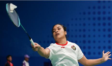 Gregoria Mariska Tunjung beraksi untuk melaju ke babak 16 besar Asian Games 2022.