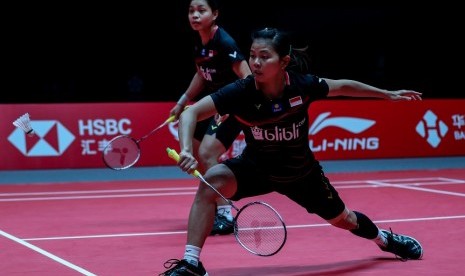 Greysia Polii/Apriyani Rahayu menelan tiga kekalahan di Grup A dan tersingkir dari Turnamen BWF World Tour Finals 2019.