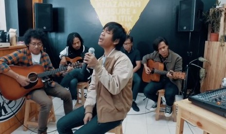 Grup band D'MASIV di Republik Kopi, Republika.co.id