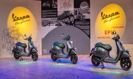 GTV Sei Giorni II Edition  yang diluncurkan Selasa (10/11) sudah dapat diperoleh di diler resmi Vespa.