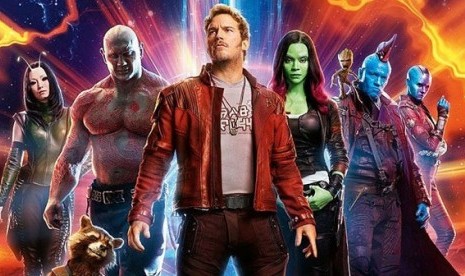 Poster film Guardians of the Galaxy Vol. 3. Trailer film ini ikut memeriahkan gelaran Superbowl 2023. (ilustrasi)