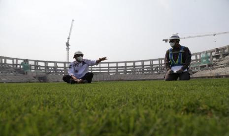 Gubernur Banten Wahidin Halim (WH) menyatakan, stadion tersebut dibangun dengan standar FIFA (Federation Internationale de Football Association atau Asosiasi Federasi Sepak Bola Internasional). Bahkan untuk rumput yang digunakan adalah zoysia matrella diimpor dari Italia dan merupakan jenis rumput lapangan sepak bola yang menjadi standar FIFA. 