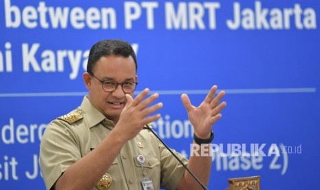 Gubernur DKI Jakarta Anies Baswedan(Antara/M Risyal Hidayat)