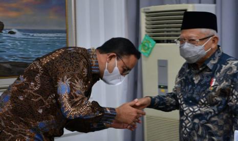 Gubernur DKI Jakarta Anies Baswedan menemui Wakil Presiden Ma