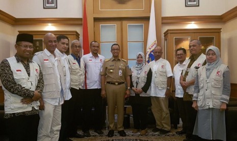 Gubernur DKI Jakarta, Anies Baswedan menyatakan dukungannya pada program MER-C untuk Palestina,