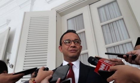 Gubernur DKI Jakarta Anies Rasyid Baswedan di Balai Kota DKI Jakarta, Kamis (8/11).