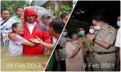 Gubernur DKI Jakarta Anies Rasyid Baswedan mengunjungi RW 04 Cipinang Melayu, Kecamatan Makasar, Jakarta Timur.