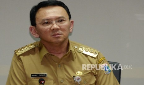  Gubernur DKI Jakarta Basuki Tjahaja Purnama. (Republika/Yasin Habibi)