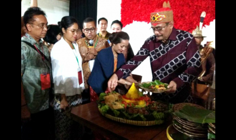 Gubernur DKI Jakarta Djarot Saiful Hidayat di Kerta Niaga, Kota Tua. 