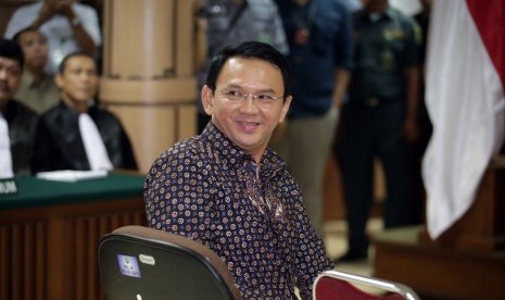 Gubernur DKI Jakarta nonaktif Basuki Tjahaja Purnama alias Ahok 