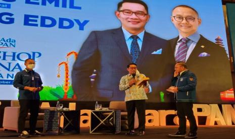 Gubernur Jawa Barat Ridwan Kamil menghadiri Bimtek Nasional PAN, di Bali, Selasa (5/10).