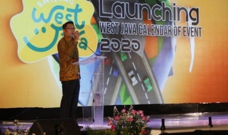 Gubernur Jawa Barat Ridwan Kamil. Pemerintah Jawa Barat melalui Dinas Pariwisata dan Kebudayaan secara rutin menggelar West Java Calendar 2020. 