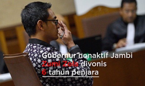 Gubernur nonaktif Jambi Zumi Zola