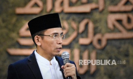 Gubernur NTB TGB Muhammad Zainul Majdi atau Tuan Guru Bajang (TGB) 