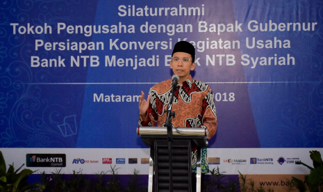 Gubernur Nusa Tenggara Barat (NTB) Tuan Guru Bajang (TGB) Muhammad Zainul Majdi.