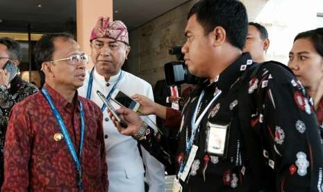 Gubernur Provinsi Bali, Wayan Koster bangga diadopsinya konsep Tri Hita Karana dalam Pertemuan Tahunan Dana Moneter Internasional (IMF) - Bank Dunia (World Bank) 2018 di Bali.