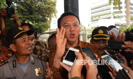 Gubernur Provinsi DKI Jakarta Basuki Tjahaja Purnama (Ahok).(Republika/Raisan Al Farisi)