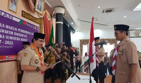 Gubernur Provinsi Sumatera Barat Irwan Prayitno dilantik menjadi Ketua Majelis Pembimbing Daerah (Mabida) Gerakan Pramuka Sumatera Barat