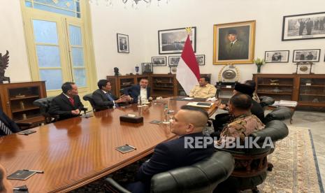 Gubernur Terpilih Kalimantan Tengah (Kalteng) periode 2024-2029, Agustiar Sabran, bertemu dengan Presiden Republik Indonesia, Prabowo Subianto di Istana Negara, Jakarta.