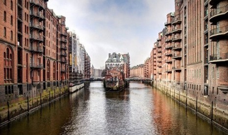 Gudang penyimpan di Hamburg