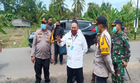 Gugus Tugas Kabupaten Musi membangun dapur umum bagi warga terdampak pandemi Virus Corona atau Covid-19.