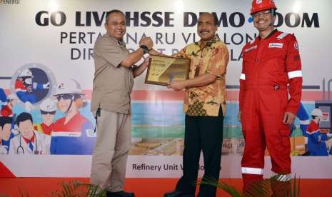 Guna meningkatkan aspek Health Safety, Security, & Environment (HSSE), PT Pertamina (Persero) RU VI Balongan melaksanakan Go Live HSSE Demo Room. 