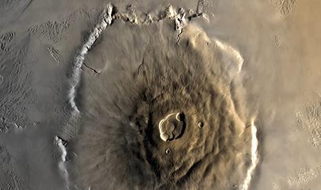 Gunung Olympus Mons di Mars