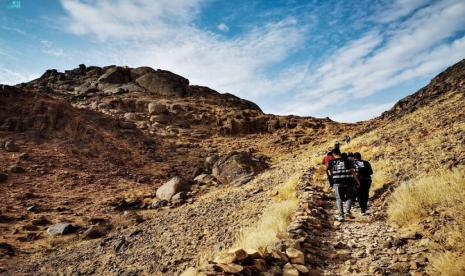 Gunung Raum di Najran Arab Saudi