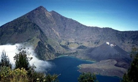 Gunung Rinjani di Pulau Lombok, NTB