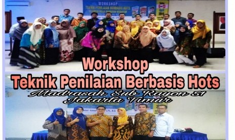  Guru-guru Madrasah Ibtidaiyah Negeri 13 Jakarta Timur mengikuti  Workshop Teknik Penilaian Berbasis Hots (Higher Order Thinking Skills). Workshop dilaksanakan di gedung P2KPTK2 yang dihadiri oleh guru guru Madrasah Jakarta Timur  Sub Rayon 51.