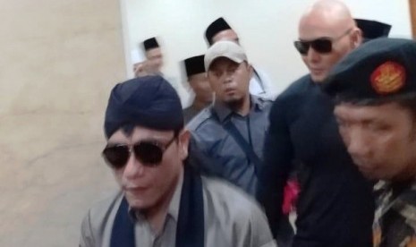 Gus Miftah dan Deddy Corbuzier di Gedung PBNU.