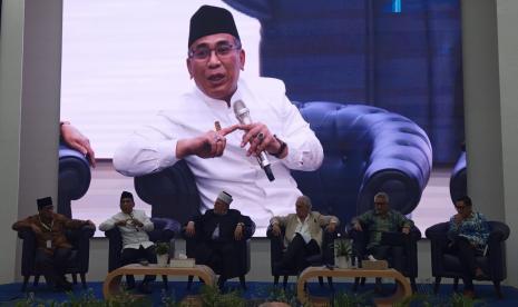 Gus Yahya Cholil Staquf. Ketum PBNU Gus Yahya sebut pihaknya akan mendukung siapapun pemimpin selanjutnya.