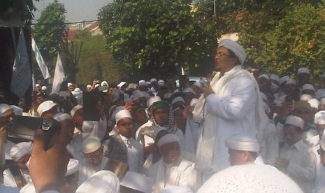 Habib Rizieq saat ceramah di markas FPI di Petamburan, Jakarta