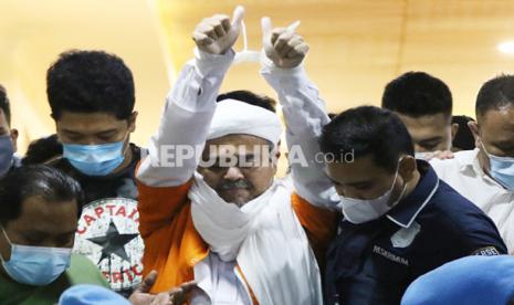 Jaksa Sempat Minta HRS tak Tinggalkan Sidang. Foto ilustrasi:   Habib Rizieq Shihab (ilustrasi)